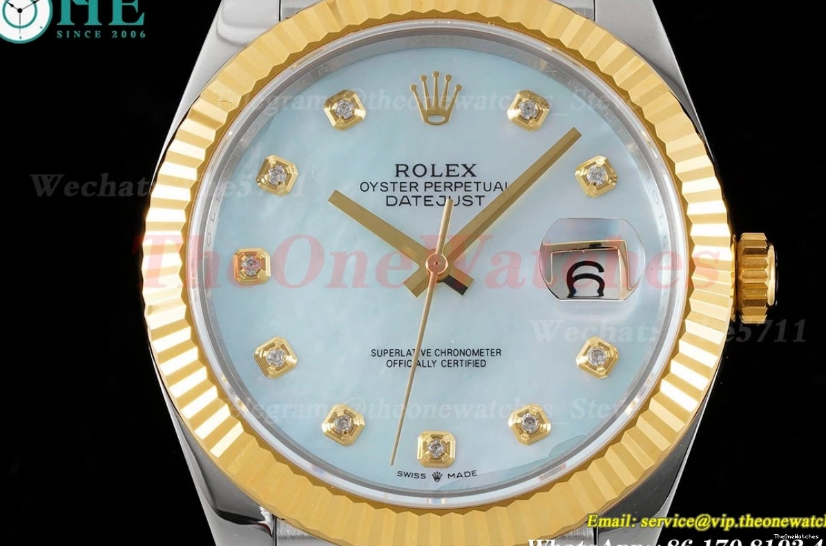 VR3235 Dial 41mm YG SS 126333 904L Jubilee Mop King Datejust Flt 0417